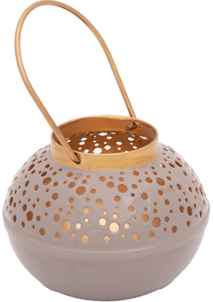 Bej Pirinç Fener 15 cm