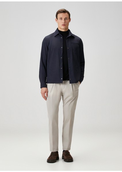 Lacivert Yün Dış Gömlek fiyatları