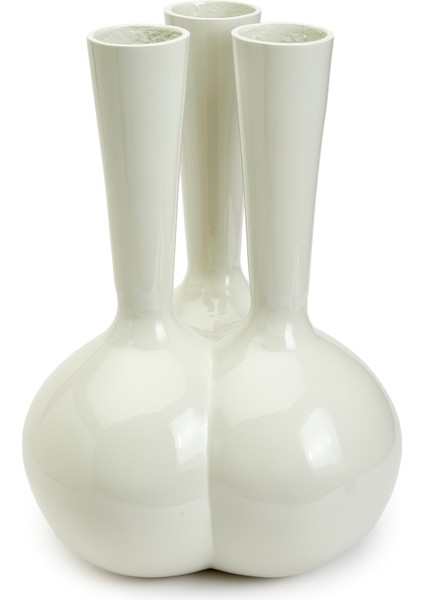 Betsy Gri Çelik Vazo