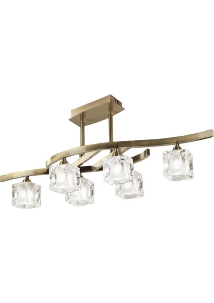 Cuadrax Bronz Plafonyer Avize