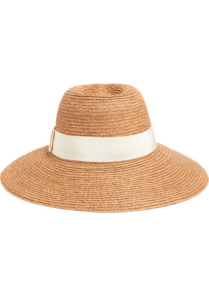 Farida Bej Beyaz Kadın Rafya Şapka fiyatları
