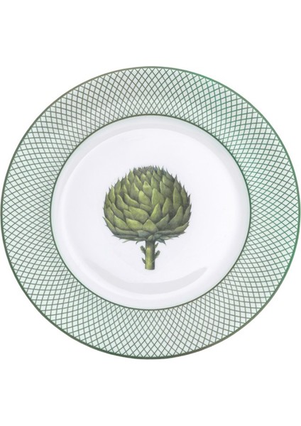 Kitchen Garden Artichoke Trellis Porselen Tabak 21 cm