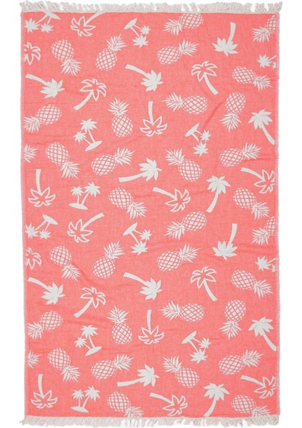 Palmsprings Turuncu Pamuklu Peştemal