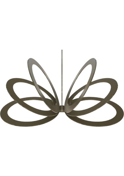 Fan Aged Brass Lake Metal Cam Dergi Rafı