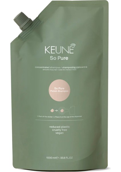 So Pure Polish Parlaklık Veren Refill Şampuan 1000 ml