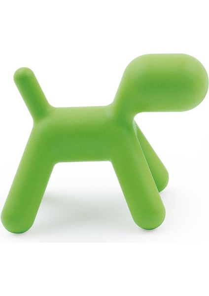 Puppy Medium Green Köpek Heykeli fırsatları