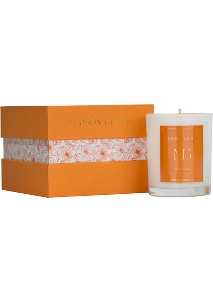 Luxury Winter Garden Turuncu Orta Boy Mum 210 G