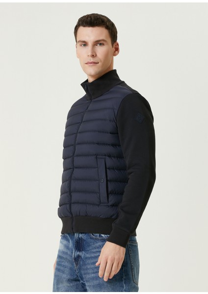 Lacivert Kapitoneli Mont modelleri