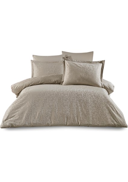 Verona Bej Çift Kişilik Nevresim Takımı 200X220 cm