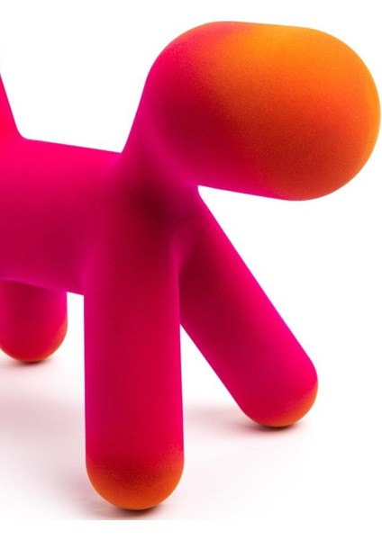 Puppy Fuschsia Orange Small Köpek Heykeli fiyatları