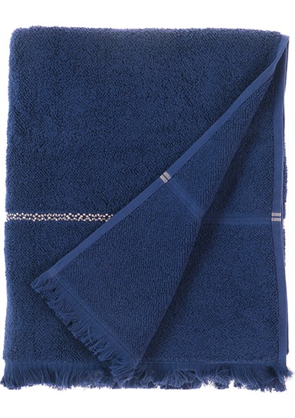 Riso Lacivert Pamuklu Banyo Havlusu 90 x 150 cm