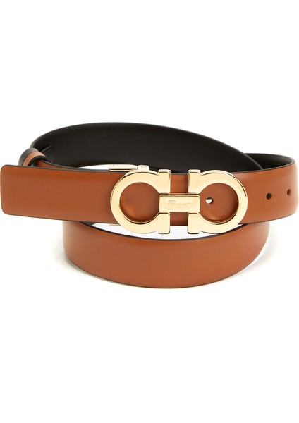 Taba Logolu Kadın Deri Kemer