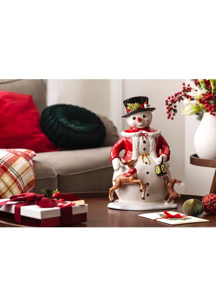 Christmas Memory Porselen Kardan Adam Dekoratif Biblo fiyatları