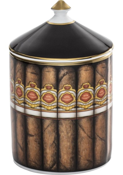 Cigars Oud Imperial 24 Ayar Yaldızlı Ud Kokulu Mum 11 cm