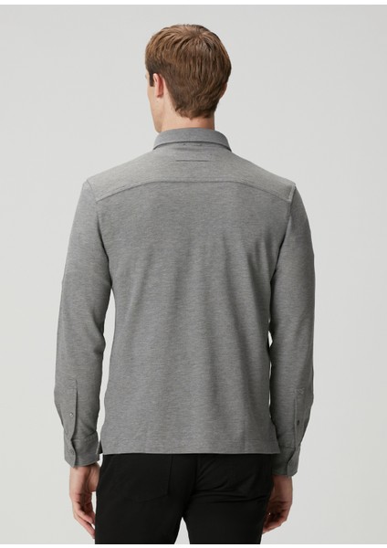 Gri Polo Yaka Sweatshirt fırsatları