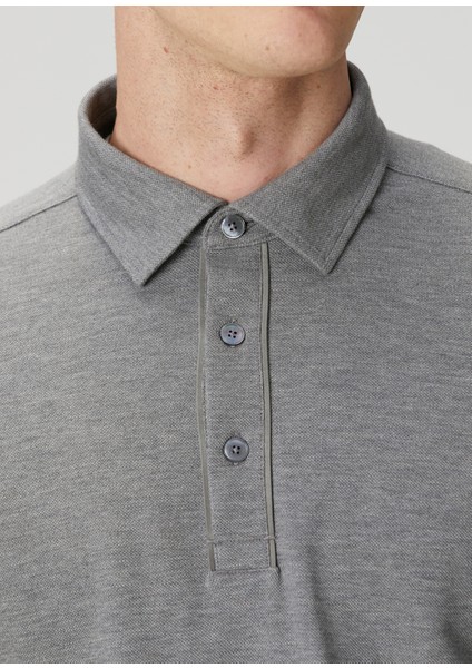 Gri Polo Yaka Sweatshirt indirimleri