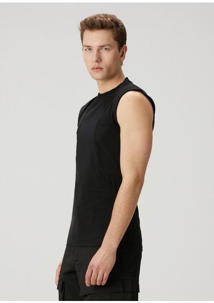 Siyah Garni Detaylı Atlet modelleri