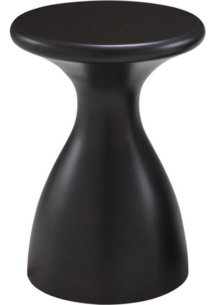 Bottle Ahşap Siyah Yan Sehpa