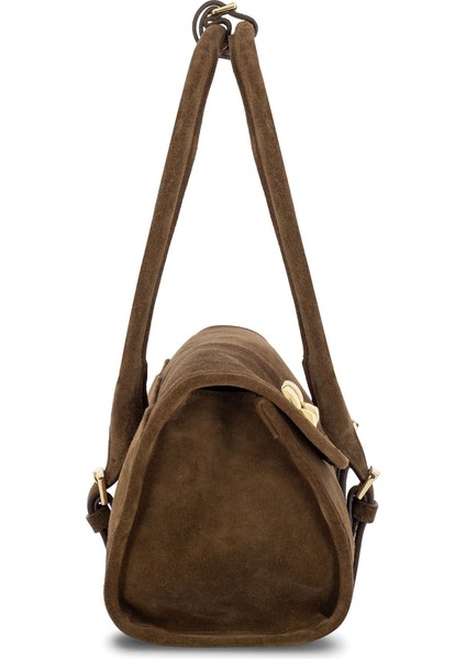 Amara Kahverengi Kadın Süet Omuz Çantası modelleri