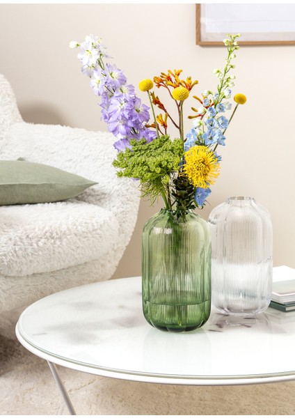 Fleur Yeşil Cam Vazo 28 cm fiyatları