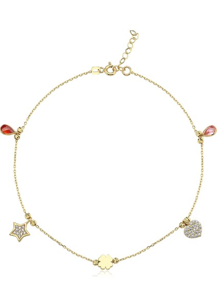 Multi Charm 14 Ayar Altın Kadın Halhal