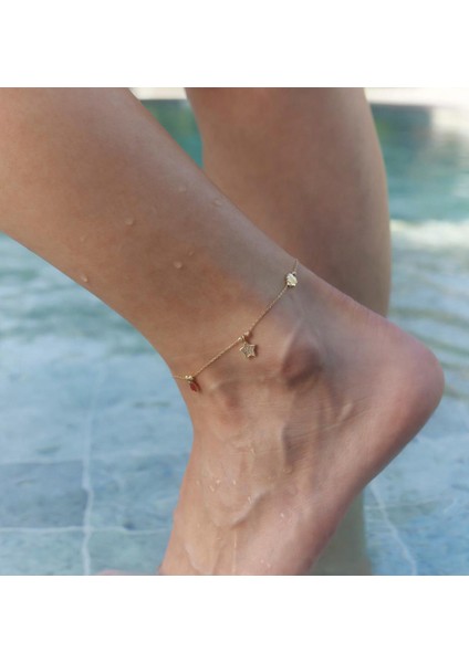 Multi Charm 14 Ayar Altın Kadın Halhal fiyatları