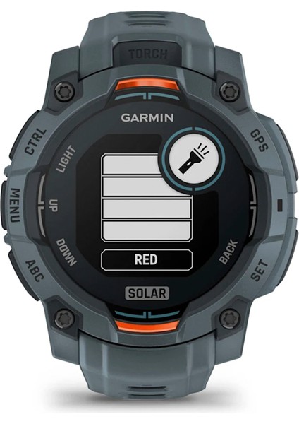 Instinct 3 Solar Twilight 45 mm Silikon Kayış Akıllı Saat modelleri
