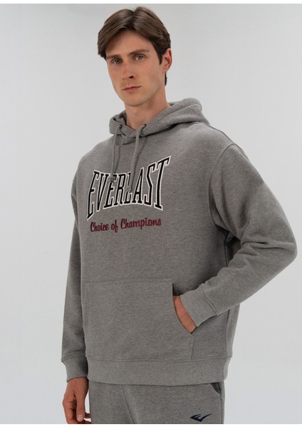 Heritage Champions Gri Kapüşonlu Unisex Spor Sweatshirt fiyatları