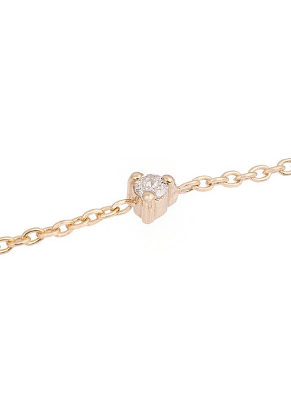 Tek Taşlı Pırlanta 14 Ayar Altın Kadın Bileklik fiyatları