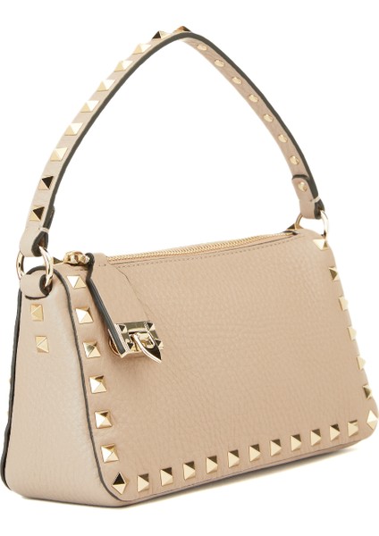 Rockstud Pudra Kadın Deri Çanta modelleri