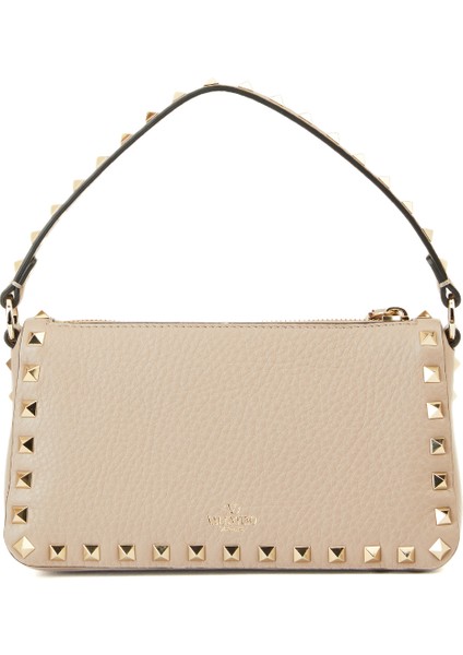 Rockstud Pudra Kadın Deri Çanta fırsatları