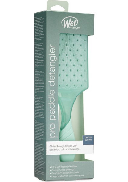 Pro Paddle Detangler Turkuaz Dolaşık Açıcı Geniş Saç Fırçası