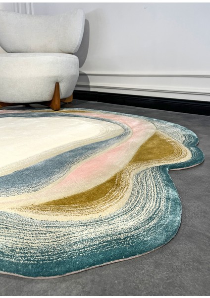 Çok Renkli Desenli Yün Halı indirimleri