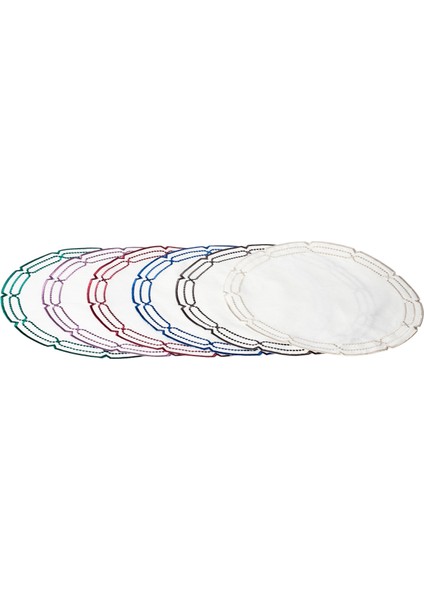 Lily 6'lı Renkli Amerikan Servis Seti 40X40