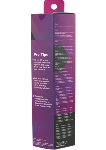 Volumizing Round Brush Ince Telli Saçlar Için Saç Fırçası