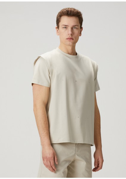 Kırık Beyaz T-Shirt modelleri