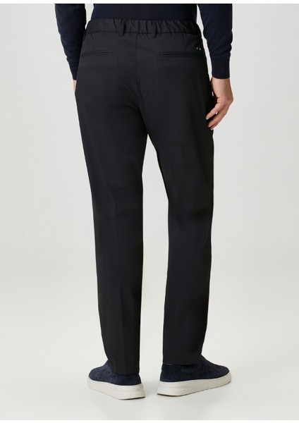 Lacivert Beli Kordonlu Pantolon modelleri