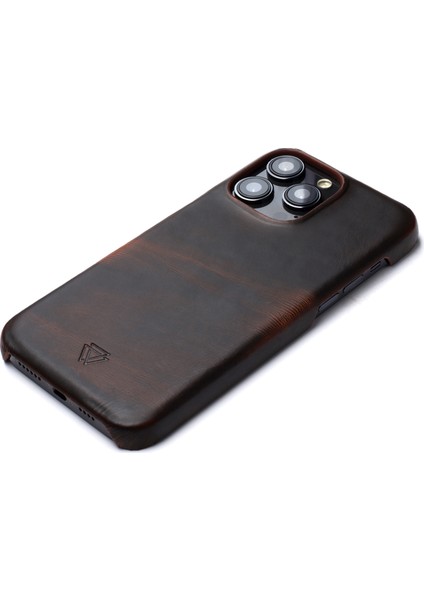 Full Wrap iPhone 16 Plus Magsafe Uyumlu Dark Brown Deri Telefon Kılıfı modelleri