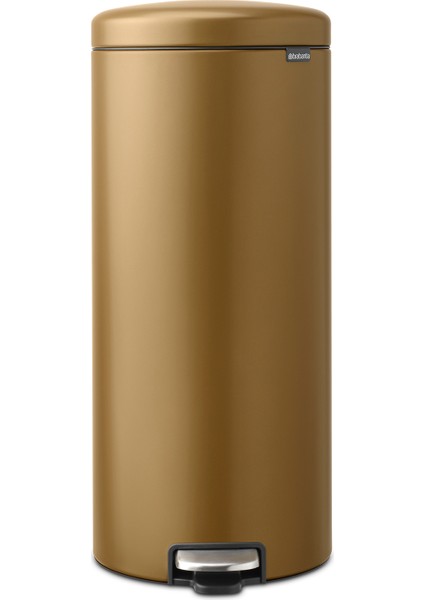 Newicon Warm Brass Pedallı Mutfak Çöp Kovası 30 Lt