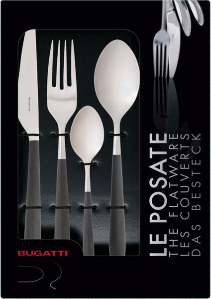 Ares Mat Siyah 24 Parça Çatal Kaşık Bıçak Seti fırsatları