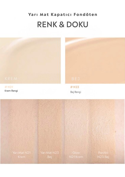 Blemish Cover Conceal Cushion N.21 Cream Yarı Mat Kapatıcı Fondöten