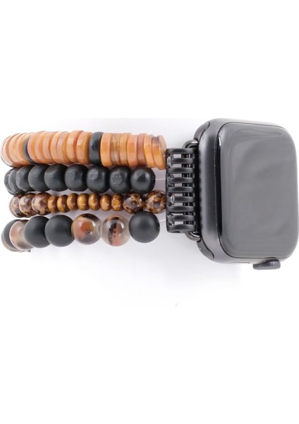 Coconut Stretchy 42/49 mm Apple Watch Uyumlu Erkek Akıllı Saat Kordon modelleri