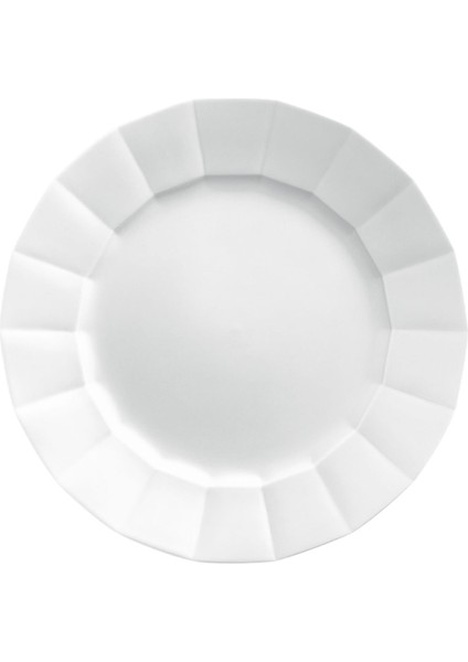 Grecque White Porselen Servis Tabağı 27 cm