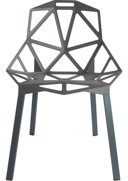 One Gri Alüminyum Kolsuz Sandalye modelleri