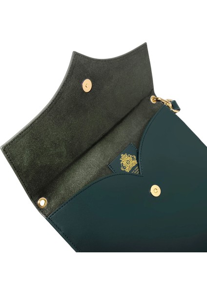 The Pendant Folio Yeşil Deri Unisex El Çantası fırsatları