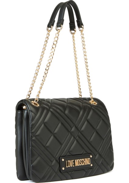 Siyah Kapitoneli Kadın Alışveriş Çantası modelleri