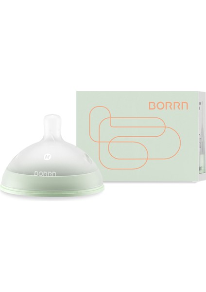 Antikolik Silikon Orta Akışlı Yeşil Biberon Emziği