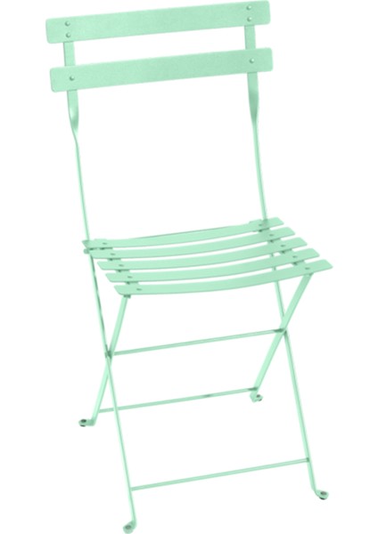 Bistro Açık Yeşil Metal Bahçe Sandalyesi