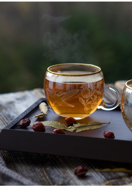 Narlı Motifli 5li Çayı Seti modelleri