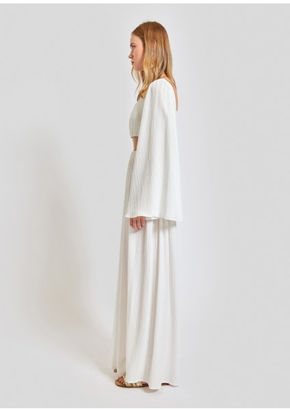 Amalfi Kırık Beyaz Kadın Pantolon fırsatları